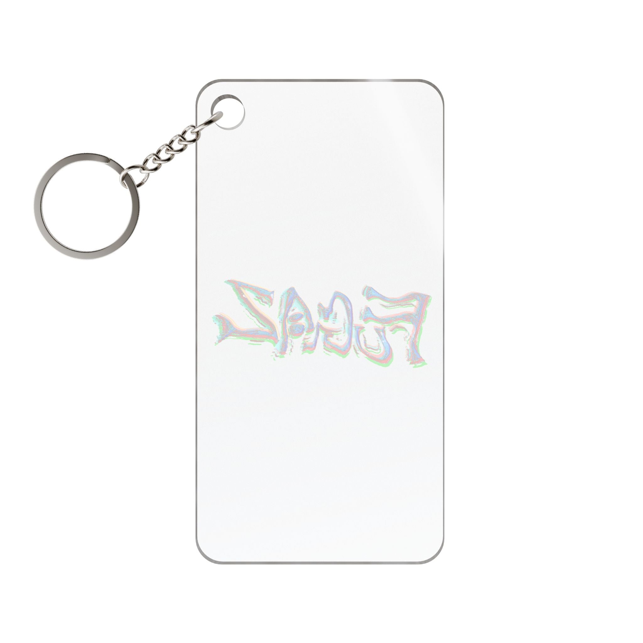 Fugaz Single-Sided Printed Keychain Charm