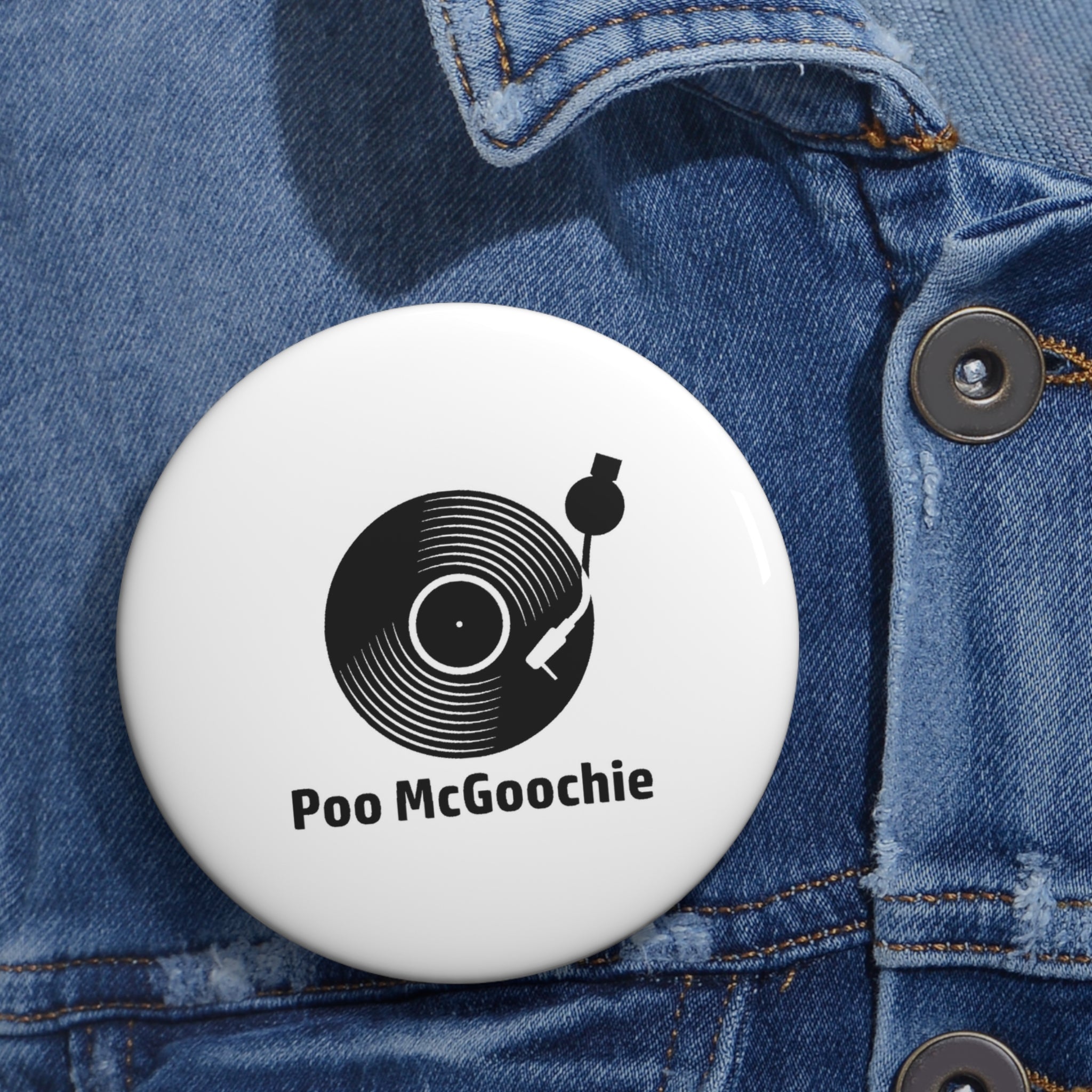 Poo McGoochie button